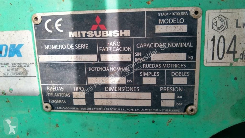 Carretilla elevadora Mitsubishi FD 25 N