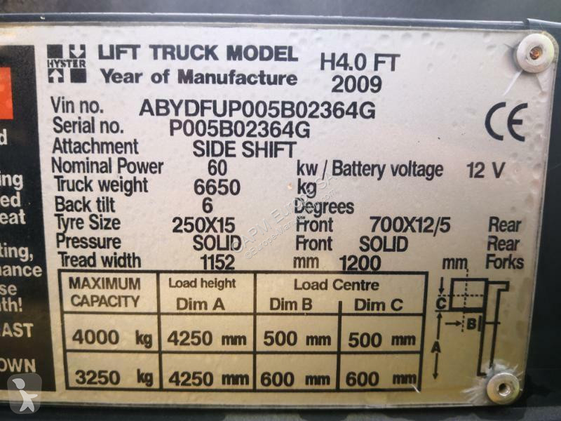 Heftruck Hyster H4.00FT5