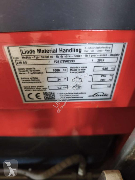 رافعة شوكية Linde L10AS