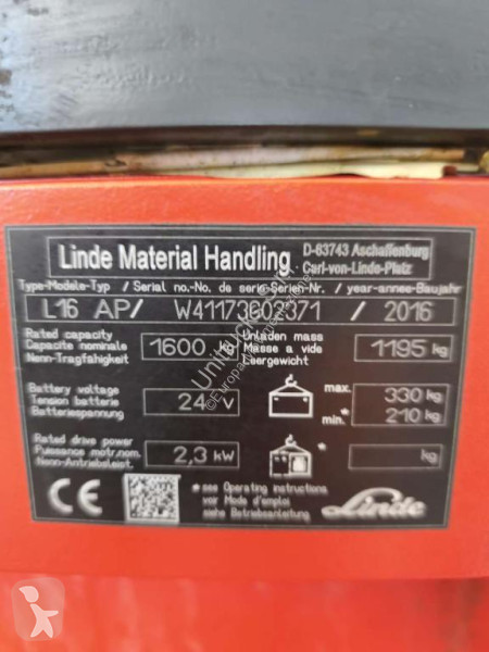 رافعة شوكية Linde L16AP