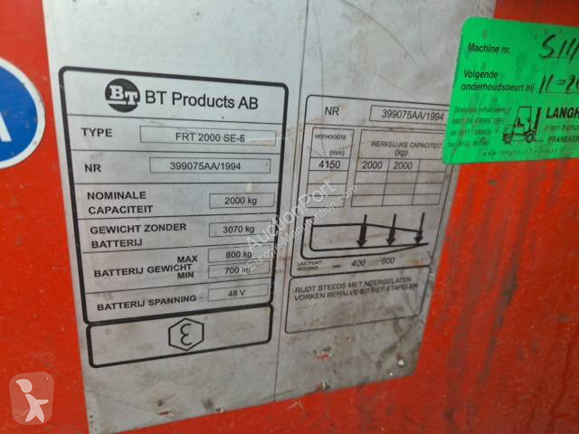 Teleskopický manipulátor BT FRT 2000 SE-5