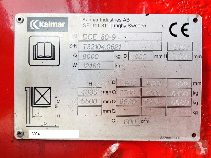 Chariot élévateur Kalmar DCE 80-900
