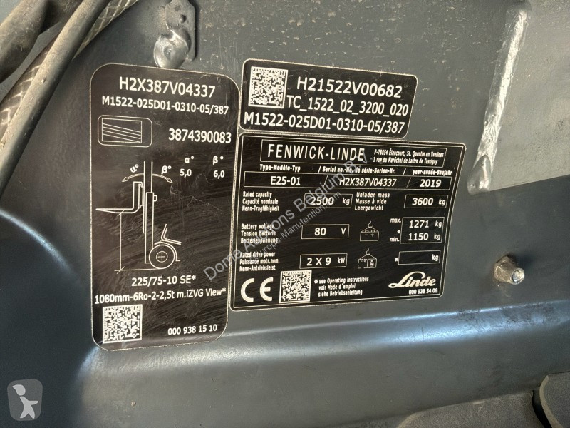 رافعة شوكية Linde E25-01