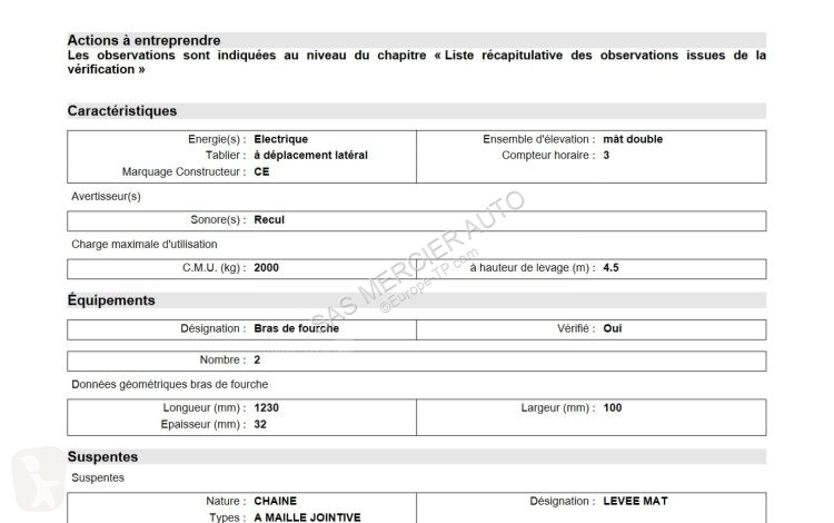 Empilhador elevador  chariot elevateur frontal...