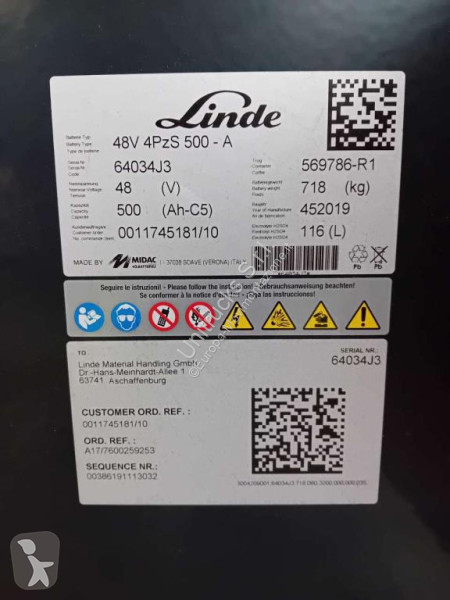 Carrello elevatore Linde