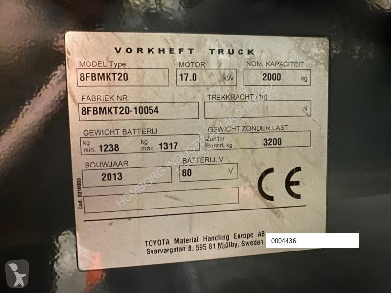 Teleskopický manipulátor Toyota 2 ton Traigo 20...