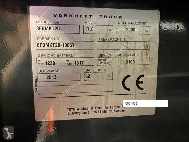 Teleskopický manipulátor Toyota 2 ton Traigo 20...