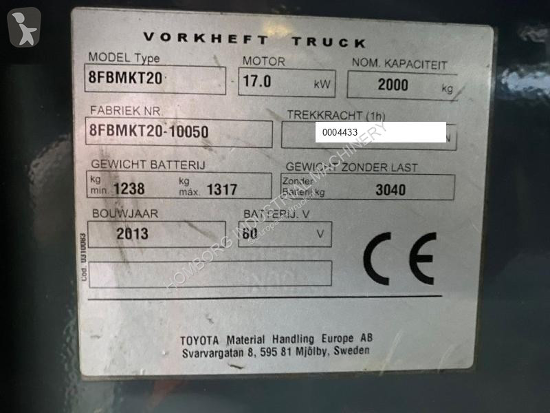 Teleskopický manipulátor Toyota 2 ton Traigo 20...
