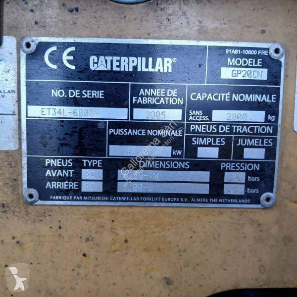 Vysokozdvižný vozík Caterpillar GP20CN