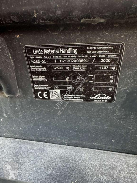 Vysokozdvižný vozík Linde H25D-01