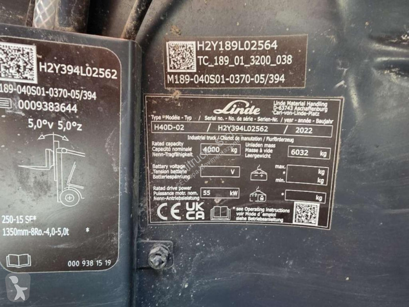 رافعة شوكية Linde H40D-02