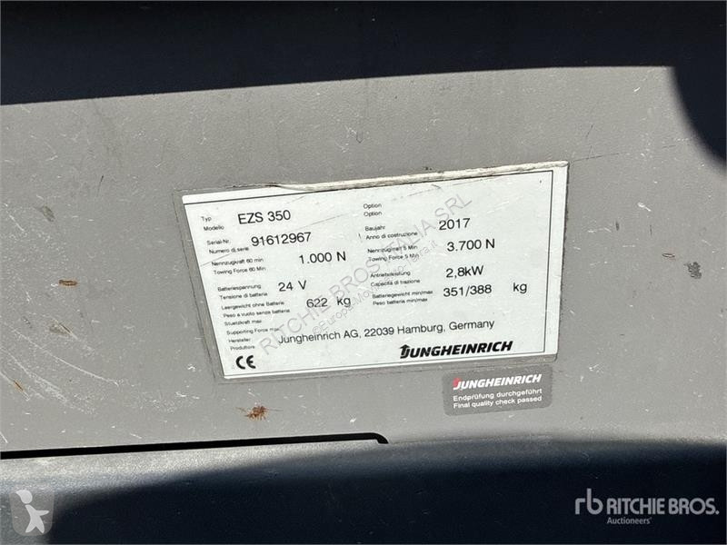 Навантажувач вилковий Jungheinrich EZS350