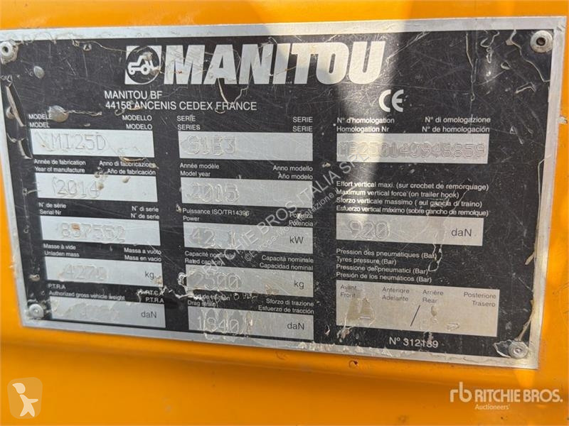 Навантажувач вилковий Manitou MI25D 2500 kg...