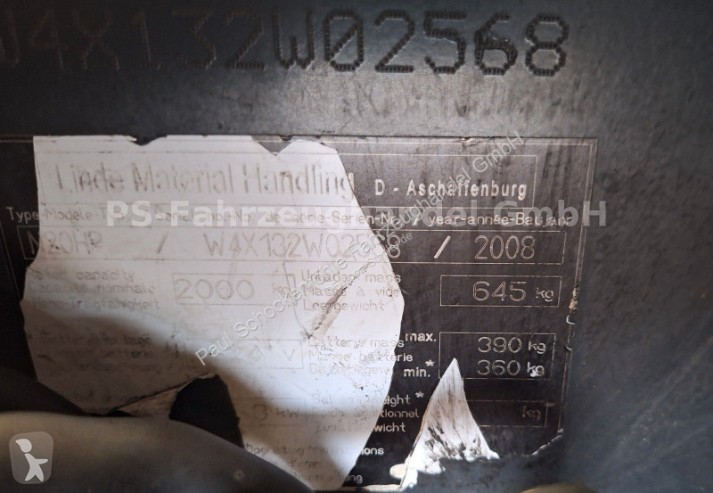 叉车 Linde N 20 HP*Kommsionierer