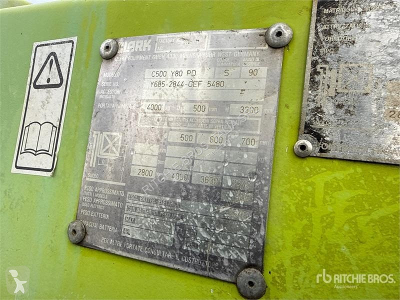 Emelőtargonca Clark C500 Y80PD 4000 kg Forklift