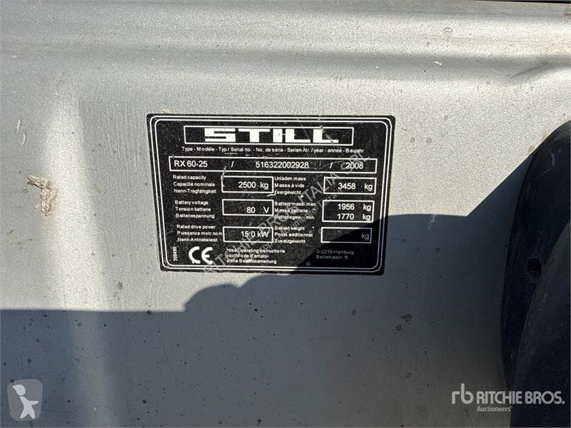 可升降式叉车 Still RX60-25L 2500 kg Electric Forklift