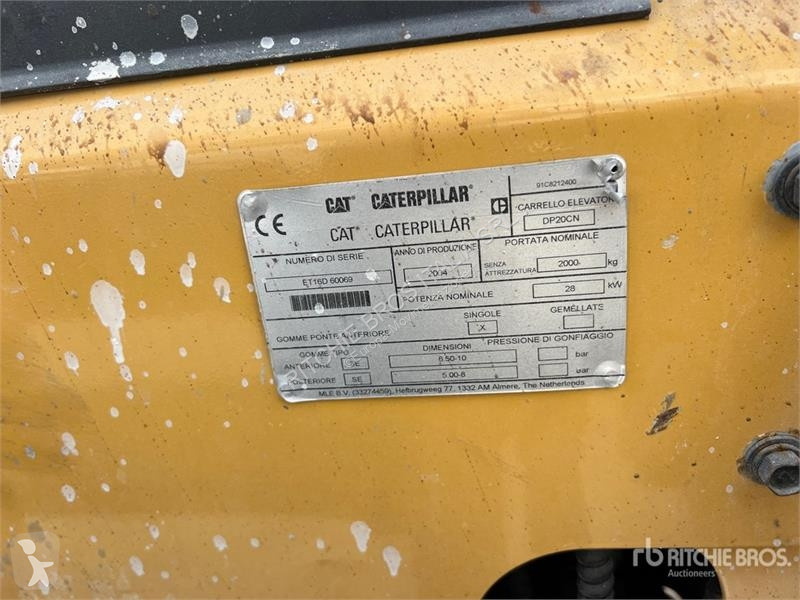 Carretilla elevadora Caterpillar DP20CN 2000 kg...