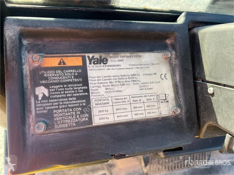 Carretilla elevadora Yale ERP30ALF 3000 kg...