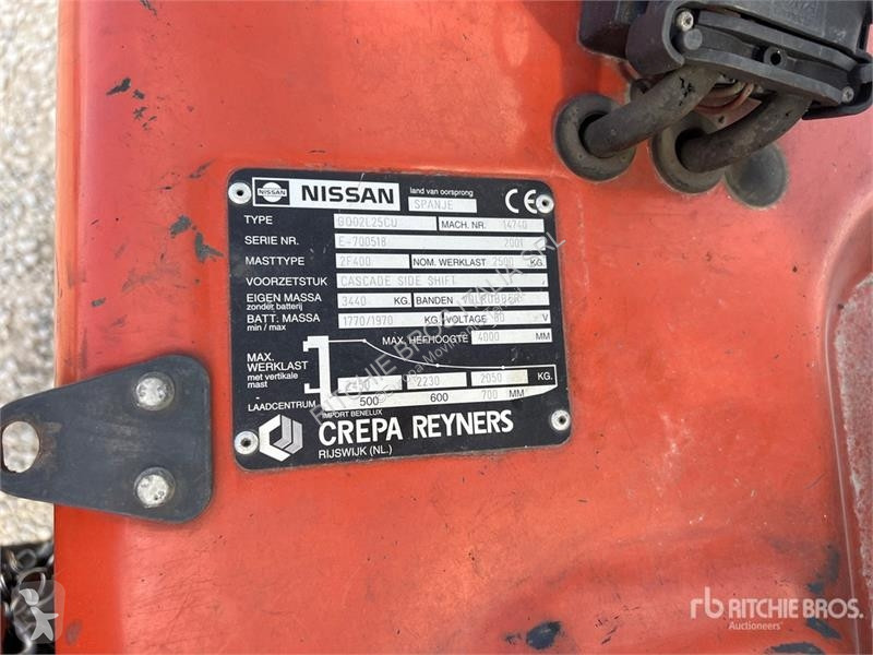 Carretilla elevadora Nissan GQ02L25CU 2500 kg...
