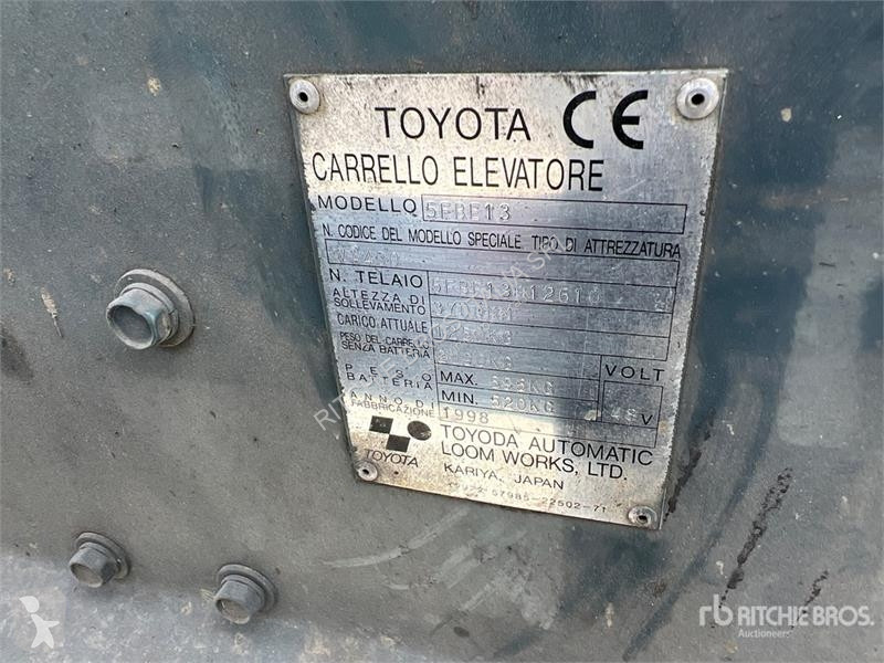 Carretilla elevadora Toyota 5FBE13 1300 kg...