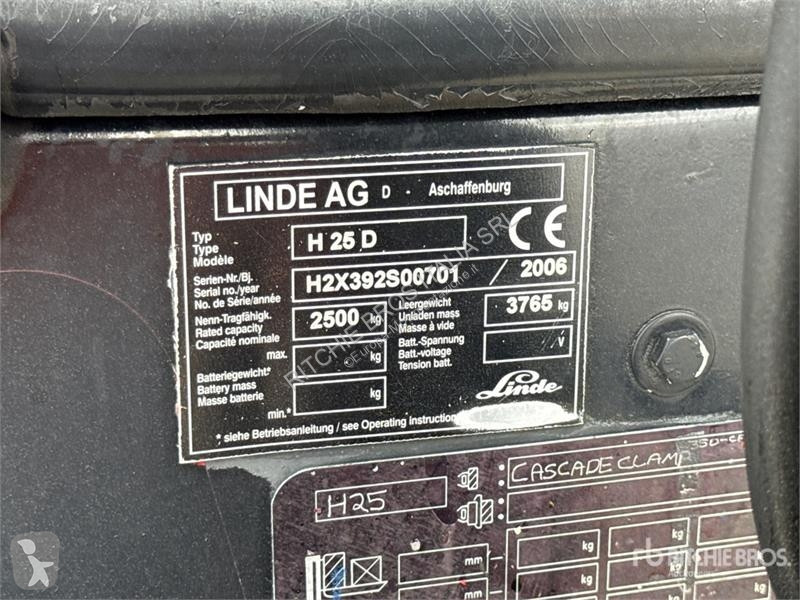 Carretilla elevadora Linde H 25D 2500 kg Forklift