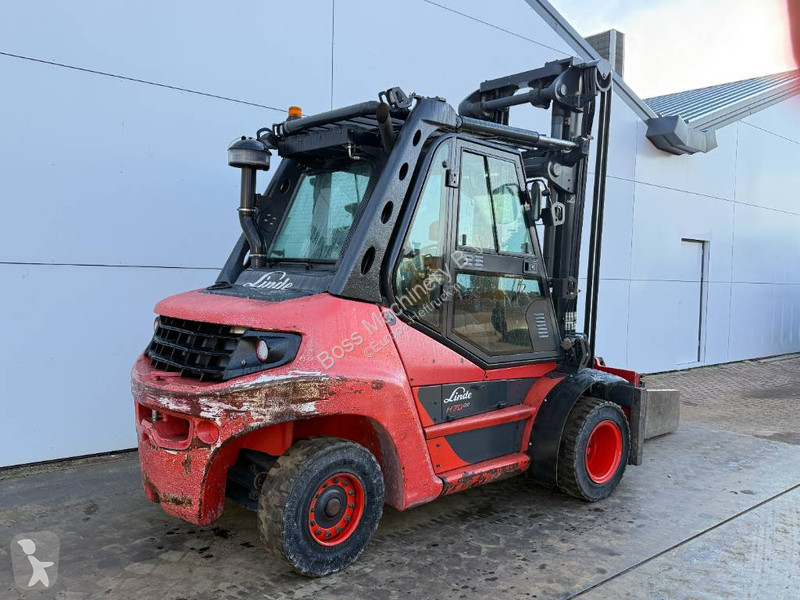 Empilhador elevador Linde H70D - Side Shift /...