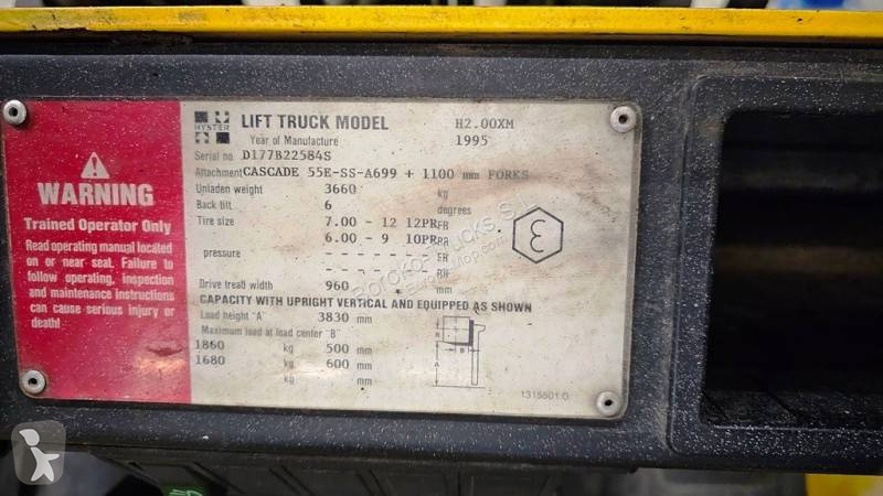 Carretilla elevadora Hyster H2.00XM