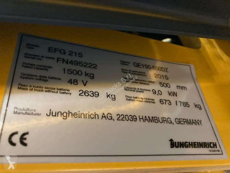 رافعة شوكية Jungheinrich EFG215