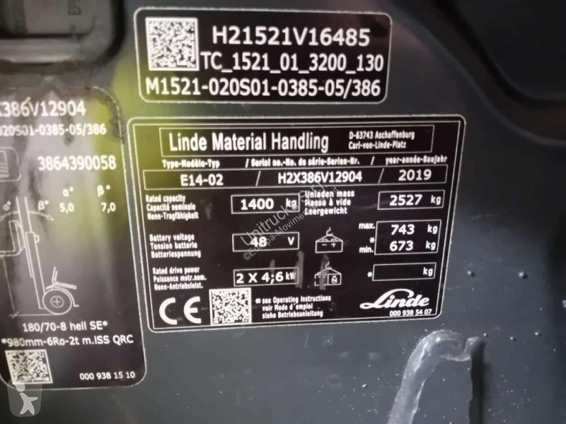 Carrello elevatore Linde