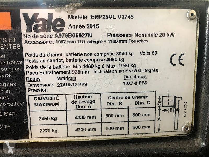 Автопогрузчик Yale ERP25VL