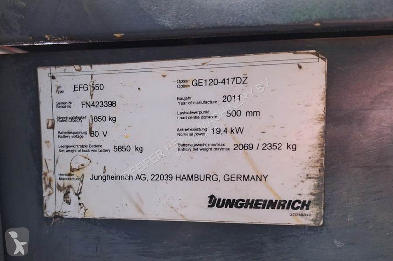 Carrello elevatore Jungheinrich Electric,...