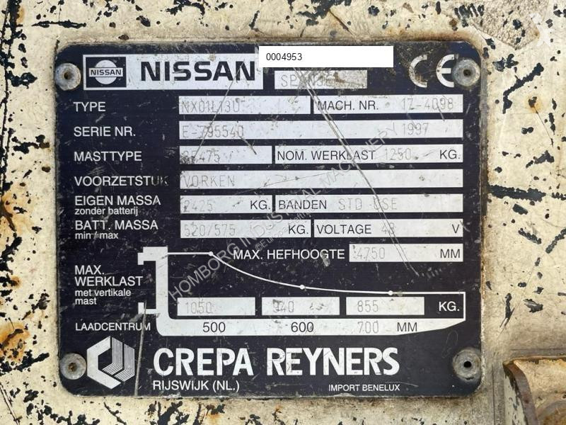 Heftruck Nissan NX01L13U Elektra 1.25 ton...