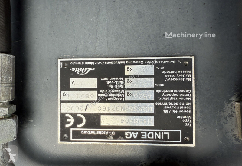 Stivuitor Linde H45D-04 4.5T / Swiss-Vehicle