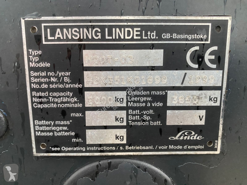 Carretilla elevadora Linde Linde H20T-03