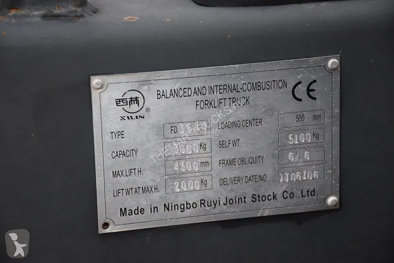رافعة شوكية Xilin stock id95 FD35 T