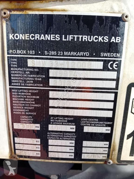 رافعة شوكية Konecranes SMV33-1200B