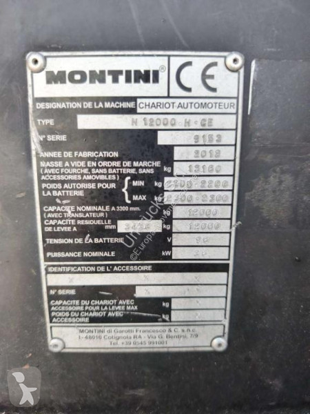 رافعة شوكية Montini N12000HCE