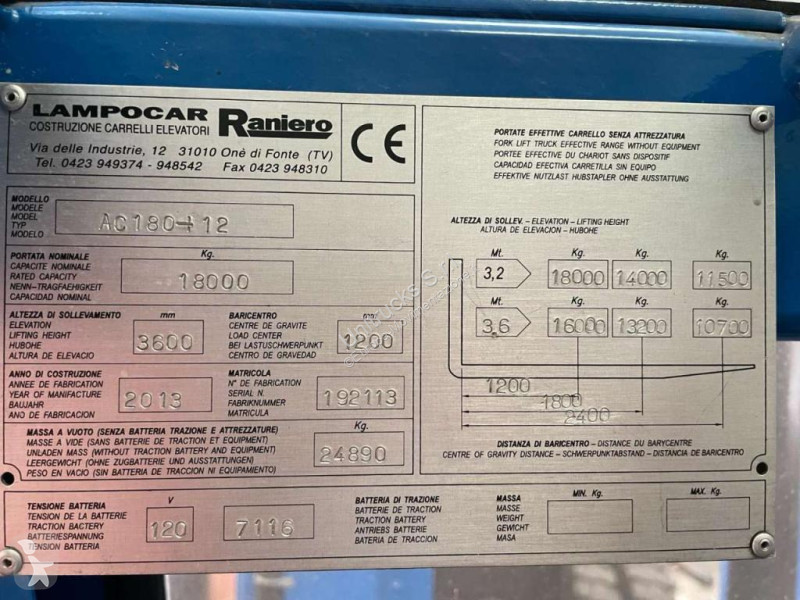 رافعة شوكية Raniero AC180-12
