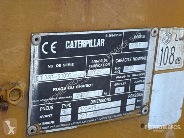 Emelőtargonca Caterpillar  GP50K