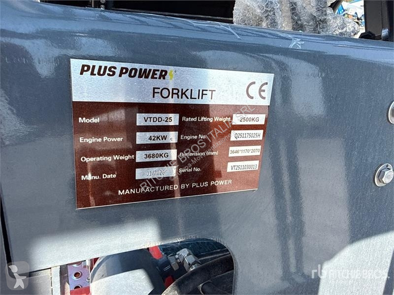 Chariot élévateur Plus Power VTDD 25