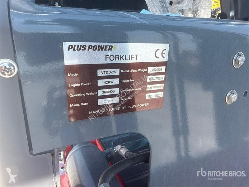 Chariot élévateur Plus Power VTDD 25