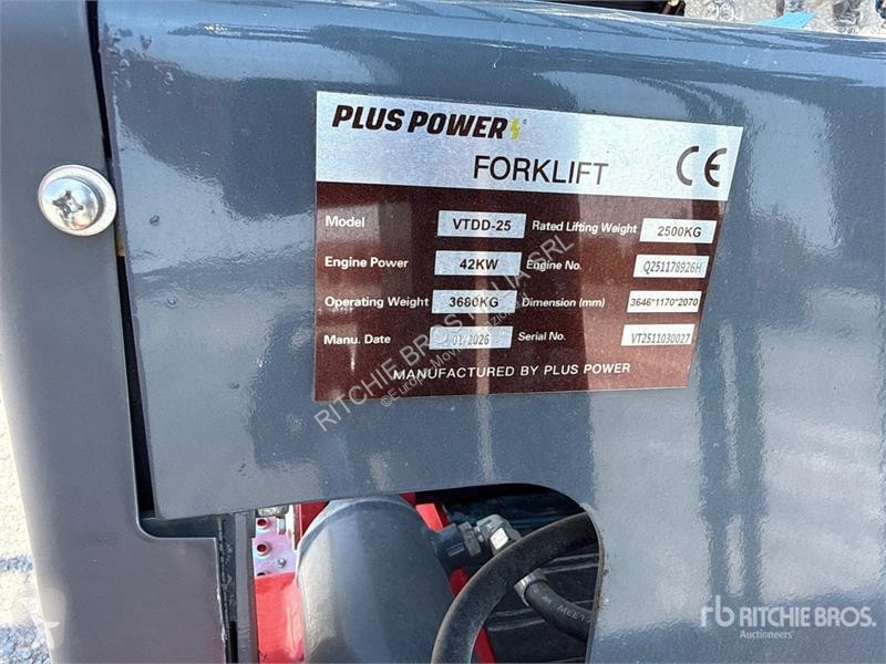 Chariot élévateur Plus Power VTDD 25