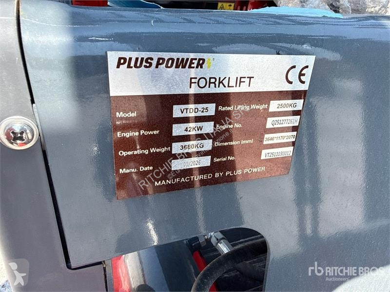 Chariot élévateur Plus Power VTDD 25