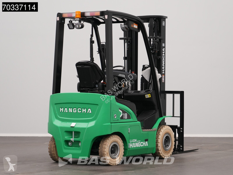 可升降式叉车 Hangcha CPD18 Electric Li-ion Forklift -...