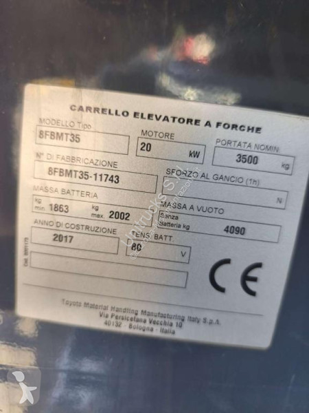 Heftruck Toyota 8FBMT35