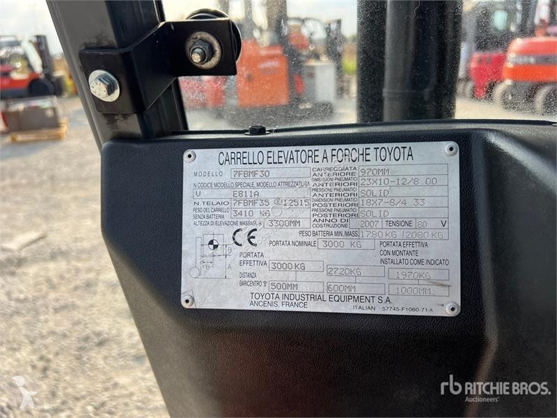 Carretilla elevadora Toyota -30 3000 kg...