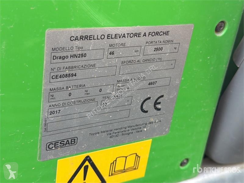 Carretilla elevadora Cesab Drago H250 2350 kg...