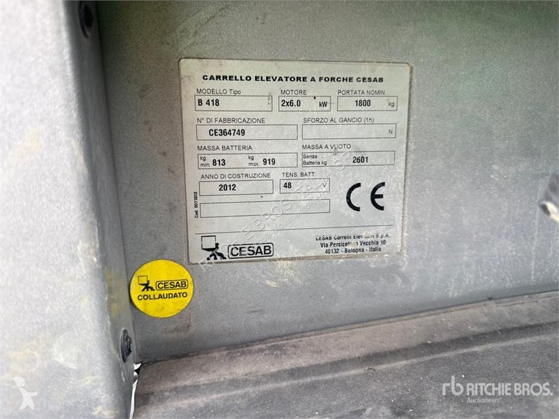 Carretilla elevadora Cesab B318 Electric...