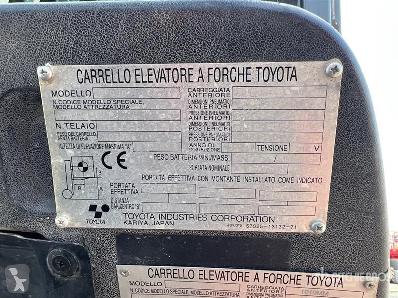 Carretilla elevadora Toyota 3000 kg Electric...