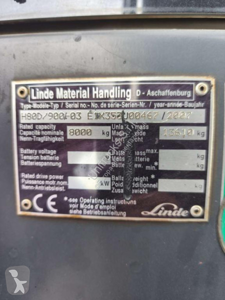 Carretilla elevadora Linde H80D-03/900